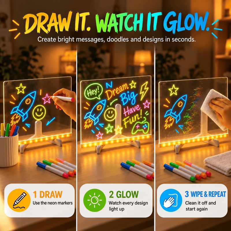 GlowSketch LED Drawing Board