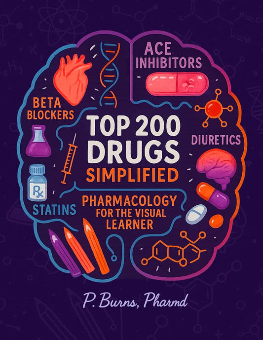 Pharmacology Coloring Book Study Guide