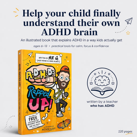 ADHD Rapped Up Book (Paper Back)