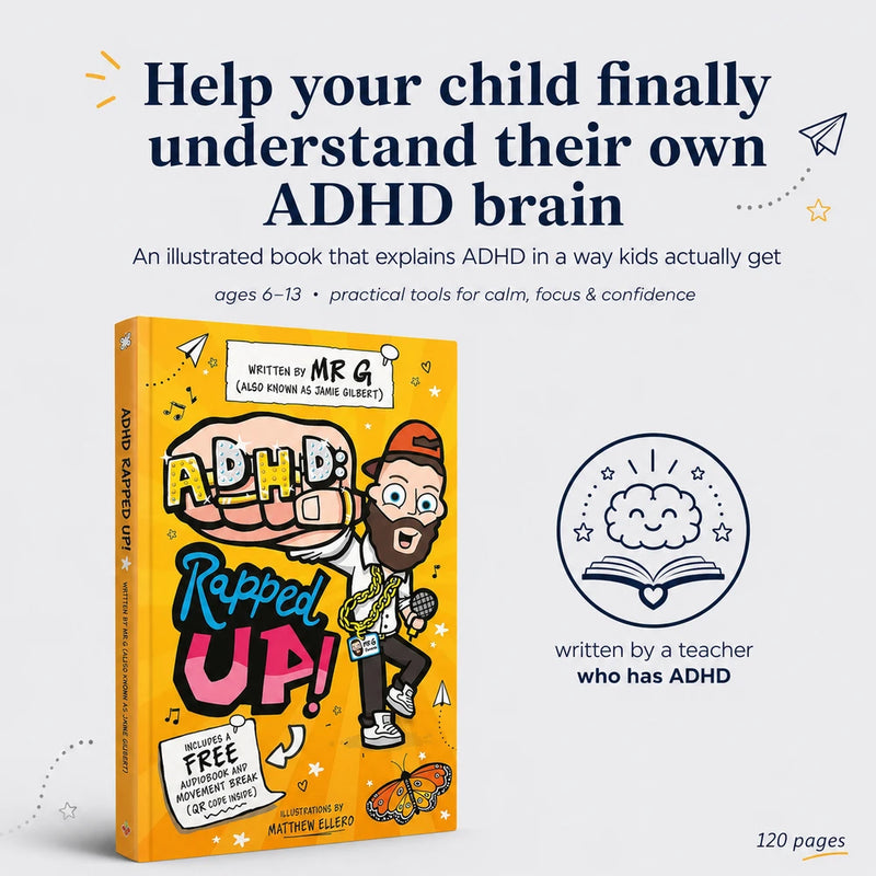 ADHD Rapped Up Book (Paper Back)