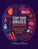 Top 200 Drugs: Pharmacology Coloring Book & Study Guide